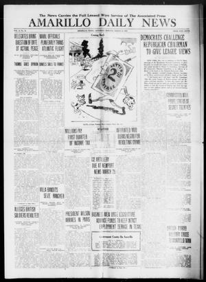 Amarillo Daily News (Amarillo, Tex.), Vol. 10, No. 114, Ed. 1 Saturday, March 15, 1919