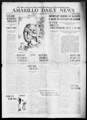 Amarillo Daily News (Amarillo, Tex.), Vol. 10, No. 118, Ed. 1 Thursday, March 20, 1919