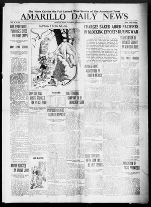 Primary view of object titled 'Amarillo Daily News (Amarillo, Tex.), Vol. 10, No. 120, Ed. 1 Saturday, March 22, 1919'.