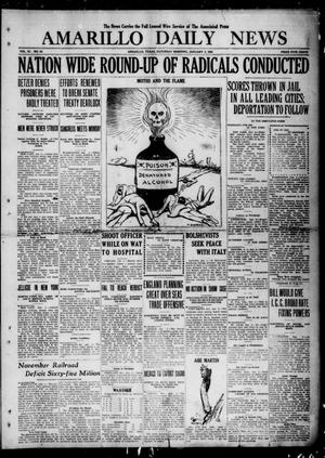 Amarillo Daily News (Amarillo, Tex.), Vol. 11, No. 53, Ed. 1 Saturday, January 3, 1920