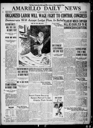Amarillo Daily News (Amarillo, Tex.), Vol. 11, No. 83, Ed. 1 Saturday, February 7, 1920