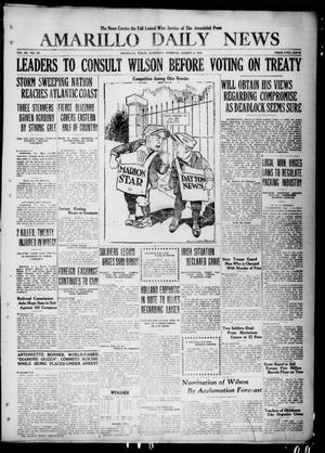 Amarillo Daily News (Amarillo, Tex.), Vol. 11, No. 107, Ed. 1 Saturday, March 6, 1920