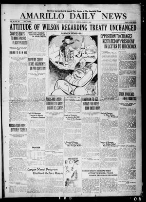 Amarillo Daily News (Amarillo, Tex.), Vol. 11, No. 109, Ed. 1 Tuesday, March 9, 1920