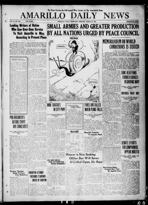 Amarillo Daily News (Amarillo, Tex.), Vol. 11, No. 1010, Ed. 1 Wednesday, March 10, 1920