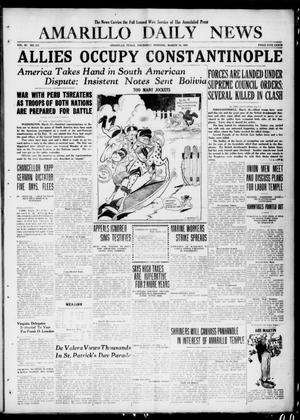 Amarillo Daily News (Amarillo, Tex.), Vol. 11, No. 117, Ed. 1 Thursday, March 18, 1920