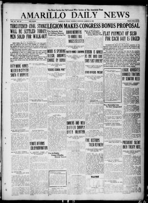 Amarillo Daily News (Amarillo, Tex.), Vol. 11, No. 121, Ed. 1 Tuesday, March 23, 1920