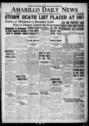 Amarillo Daily News (Amarillo, Tex.), Vol. 11, No. 127, Ed. 1 Tuesday, March 30, 1920