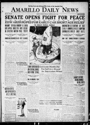 Amarillo Daily News (Amarillo, Tex.), Vol. 11, No. 159, Ed. 1 Thursday, May 6, 1920