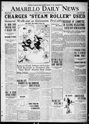 Amarillo Daily News (Amarillo, Tex.), Vol. 11, No. 185, Ed. 1 Saturday, June 5, 1920