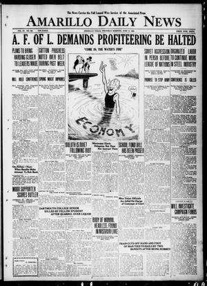 Amarillo Daily News (Amarillo, Tex.), Vol. 11, No. 195, Ed. 1 Thursday, June 17, 1920