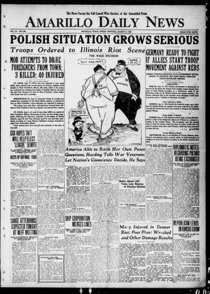 Amarillo Daily News (Amarillo, Tex.), Vol. 11, No. 238, Ed. 1 Friday, August 6, 1920