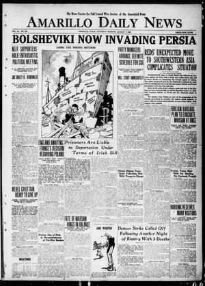 Amarillo Daily News (Amarillo, Tex.), Vol. 11, No. 239, Ed. 1 Saturday, August 7, 1920