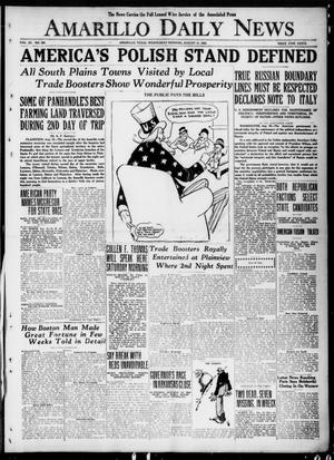 Amarillo Daily News (Amarillo, Tex.), Vol. 11, No. 242, Ed. 1 Wednesday, August 11, 1920
