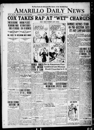 Amarillo Daily News (Amarillo, Tex.), Vol. 11, No. 270, Ed. 1 Sunday, September 12, 1920