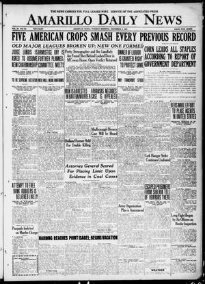Amarillo Daily News (Amarillo, Tex.), Vol. 11, No. 318, Ed. 1 Tuesday, November 9, 1920