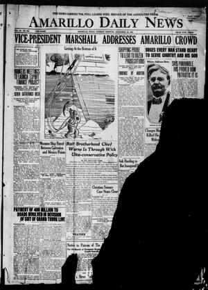 Amarillo Daily News (Amarillo, Tex.), Vol. 11, No. 336, Ed. 1 Tuesday, November 30, 1920