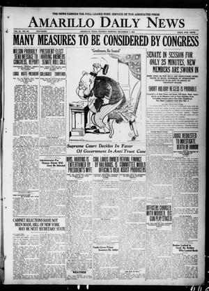 Amarillo Daily News (Amarillo, Tex.), Vol. 11, No. 342, Ed. 1 Tuesday, December 7, 1920