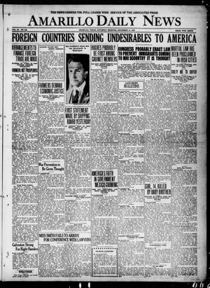 Amarillo Daily News (Amarillo, Tex.), Vol. 11, No. 346, Ed. 1 Saturday, December 11, 1920
