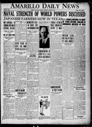 Amarillo Daily News (Amarillo, Tex.), Vol. 12, No. 5, Ed. 1 Saturday, January 8, 1921