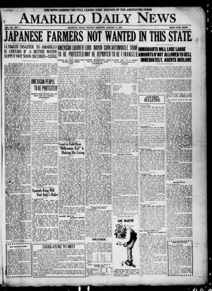 Amarillo Daily News (Amarillo, Tex.), Vol. 12, No. 7, Ed. 1 Tuesday, January 11, 1921