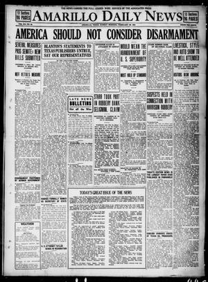 Primary view of object titled 'Amarillo Daily News (Amarillo, Tex.), Vol. 12, No. 40, Ed. 1 Sunday, February 20, 1921'.