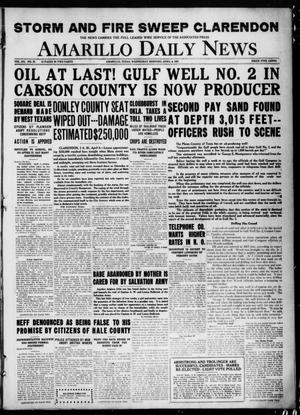 Amarillo Daily News (Amarillo, Tex.), Vol. 12, No. 78, Ed. 1 Wednesday, April 6, 1921