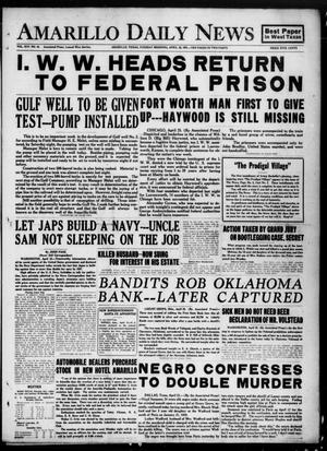 Amarillo Daily News (Amarillo, Tex.), Vol. 14, No. 44, Ed. 1 Tuesday, April 26, 1921