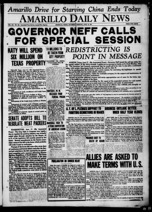 Amarillo Daily News (Amarillo, Tex.), Vol. 12, No. 140, Ed. 1 Saturday, June 18, 1921