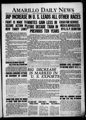 Amarillo Daily News (Amarillo, Tex.), Vol. 12, No. 145, Ed. 1 Friday, June 24, 1921