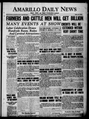 Amarillo Daily News (Amarillo, Tex.), Vol. 12, No. 209, Ed. 1 Tuesday, September 6, 1921
