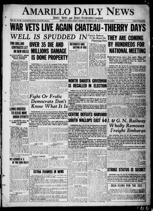 Amarillo Daily News (Amarillo, Tex.), Vol. 12, No. 256, Ed. 1 Sunday, October 30, 1921