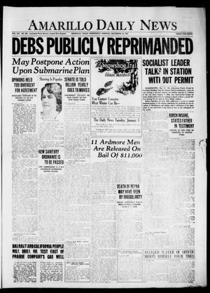 Amarillo Daily News (Amarillo, Tex.), Vol. 12, No. 306, Ed. 1 Wednesday, December 28, 1921