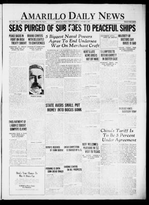 Amarillo Daily News (Amarillo, Tex.), Vol. 13, No. 1, Ed. 1 Friday, January 6, 1922