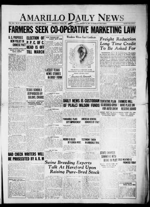 Amarillo Daily News (Amarillo, Tex.), Vol. 13, No. 10, Ed. 1 Wednesday, January 18, 1922