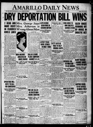 Amarillo Daily News (Amarillo, Tex.), Vol. 13, No. 75, Ed. 1 Thursday, April 6, 1922