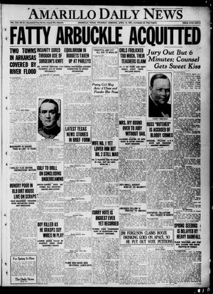 Amarillo Daily News (Amarillo, Tex.), Vol. 13, No. 81, Ed. 1 Thursday, April 13, 1922
