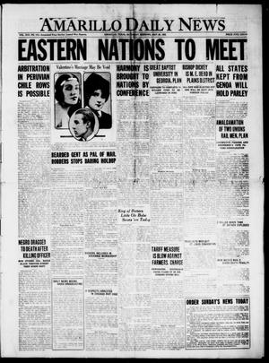 Amarillo Daily News (Amarillo, Tex.), Vol. 13, No. 113, Ed. 1 Saturday, May 20, 1922