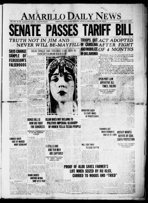 Amarillo Daily News (Amarillo, Tex.), Vol. 13, No. 190, Ed. 1 Sunday, August 20, 1922