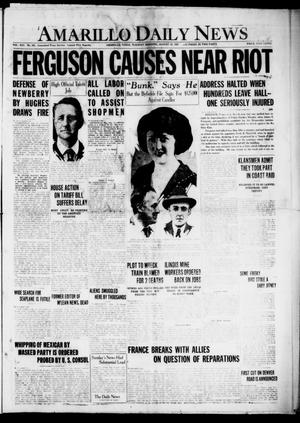 Amarillo Daily News (Amarillo, Tex.), Vol. 13, No. 191, Ed. 1 Tuesday, August 22, 1922