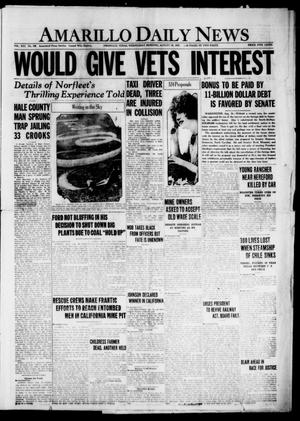 Amarillo Daily News (Amarillo, Tex.), Vol. 13, No. 198, Ed. 1 Wednesday, August 30, 1922