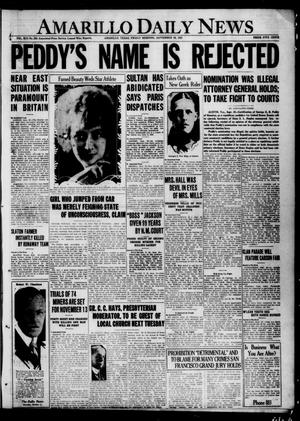 Amarillo Daily News (Amarillo, Tex.), Vol. 13, No. 224, Ed. 1 Friday, September 29, 1922