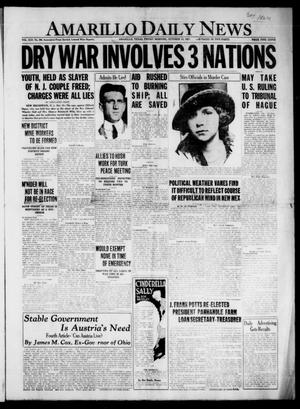Amarillo Daily News (Amarillo, Tex.), Vol. 13, No. 306, Ed. 1 Friday, October 13, 1922