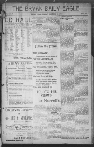 The Bryan Daily Eagle. (Bryan, Tex.), Vol. 1, No. 7, Ed. 1 Tuesday, December 10, 1895