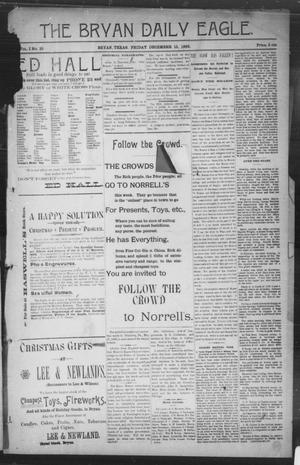 The Bryan Daily Eagle. (Bryan, Tex.), Vol. 1, No. 10, Ed. 1 Friday, December 13, 1895