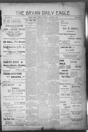 The Bryan Daily Eagle. (Bryan, Tex.), Vol. 2, No. 42, Ed. 1 Tuesday, January 19, 1897
