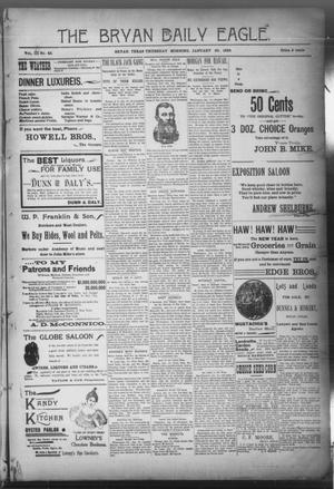 The Bryan Daily Eagle. (Bryan, Tex.), Vol. 3, No. 42, Ed. 1 Thursday, January 20, 1898