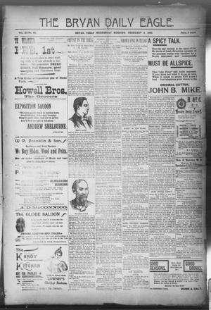 The Bryan Daily Eagle. (Bryan, Tex.), Vol. 3, No. 53, Ed. 1 Wednesday, February 2, 1898