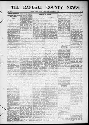 The Randall County News. (Canyon City, Tex.), Vol. 13, No. 33, Ed. 1 Friday, November 19, 1909
