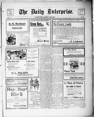 Primary view of object titled 'The Daily Enterprise (Beaumont, Tex.), Vol. 4, No. 82, Ed. 1 Saturday, July 28, 1900'.