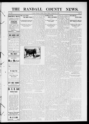 Primary view of object titled 'The Randall County News. (Canyon City, Tex.), Vol. 12, No. 44, Ed. 1 Friday, January 29, 1909'.